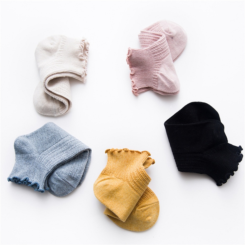 5 Pairs Women Cotton Socks - Picture 7 of 8